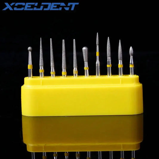 1Set Dental Diamond Burs for Teeth Porcelain Ceramics Composite Polishing Lab Material
