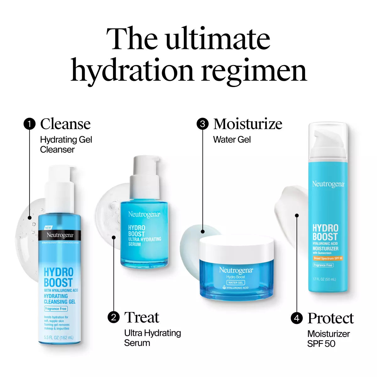Neutrogena Hydro Boost Water Gel Face Moisturizer for Normal to Oily Skin - 1.7Oz: Contains Hyaluronic Acid, Paraben-Free, Aluminum-Free