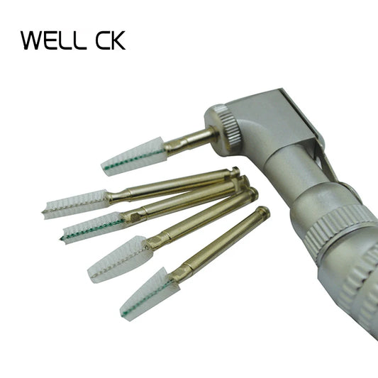10Pcs Dental Materials Dentistry Root Clean Brush Odontologia Dentist Tools RA Shank Teeth Clean Dental Instrument