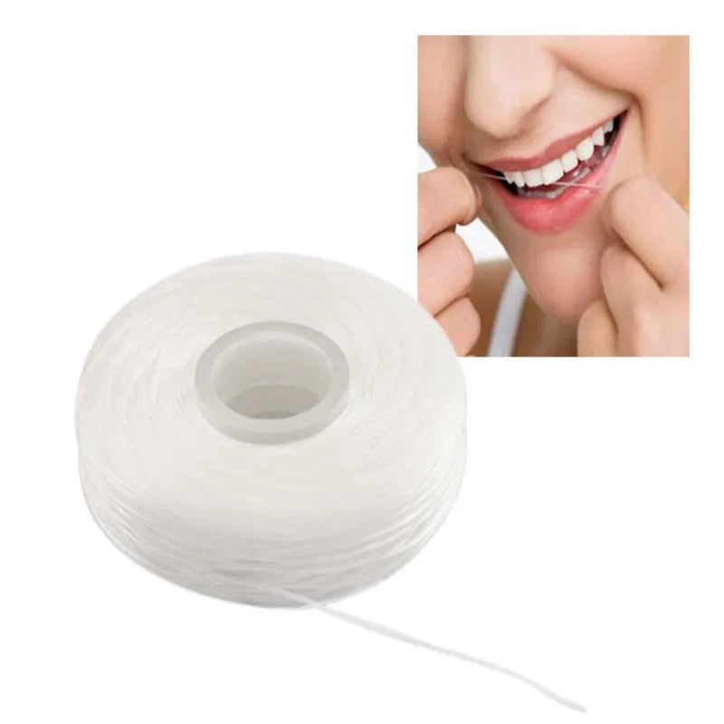 50M Dental Floss High Tensile Ultrafine Dental Floss Portable Dental Floss Picking Dental Cleaner Oral Health Care Products