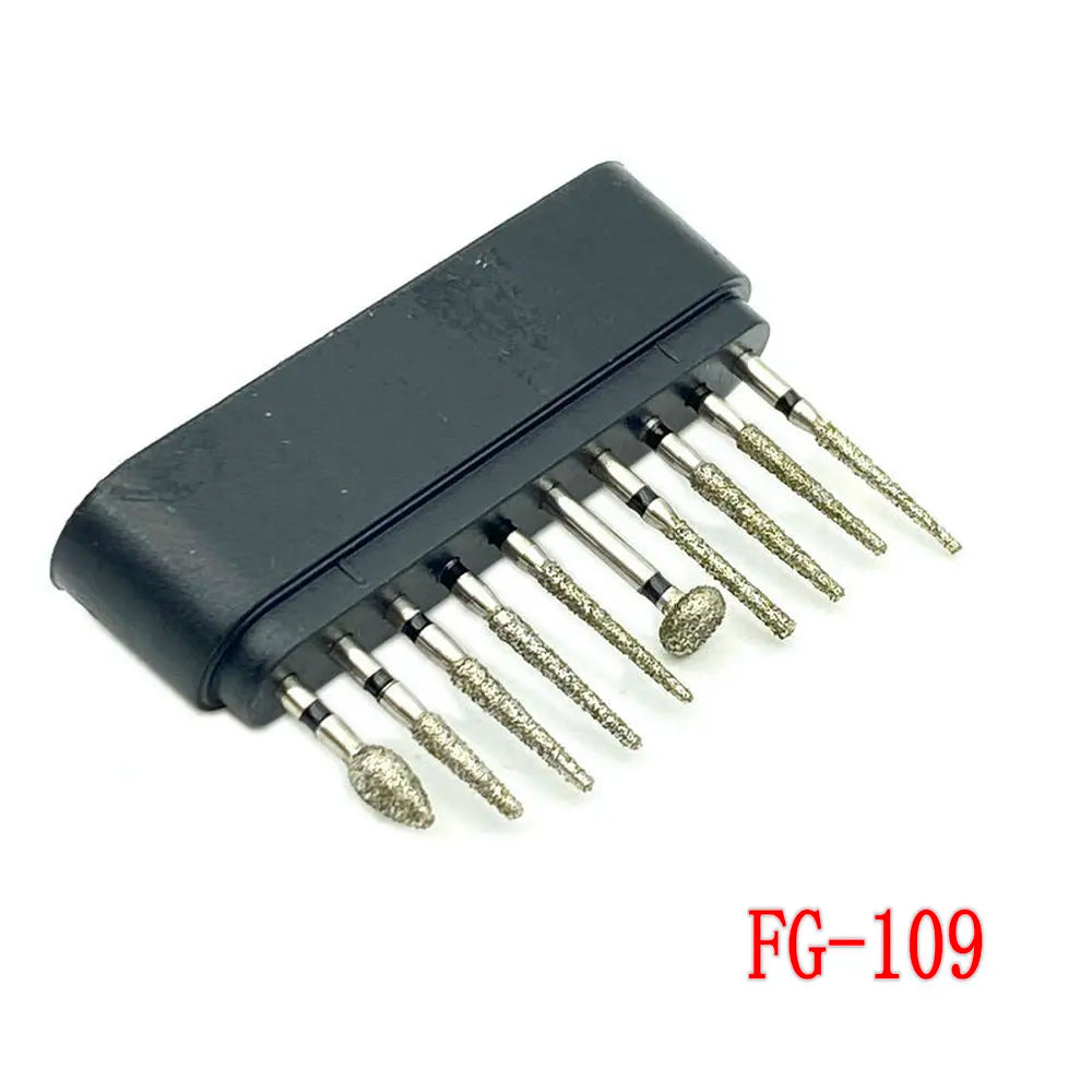 1Set Dental Diamond Burs for Teeth Porcelain Ceramics Composite Polishing Lab Material