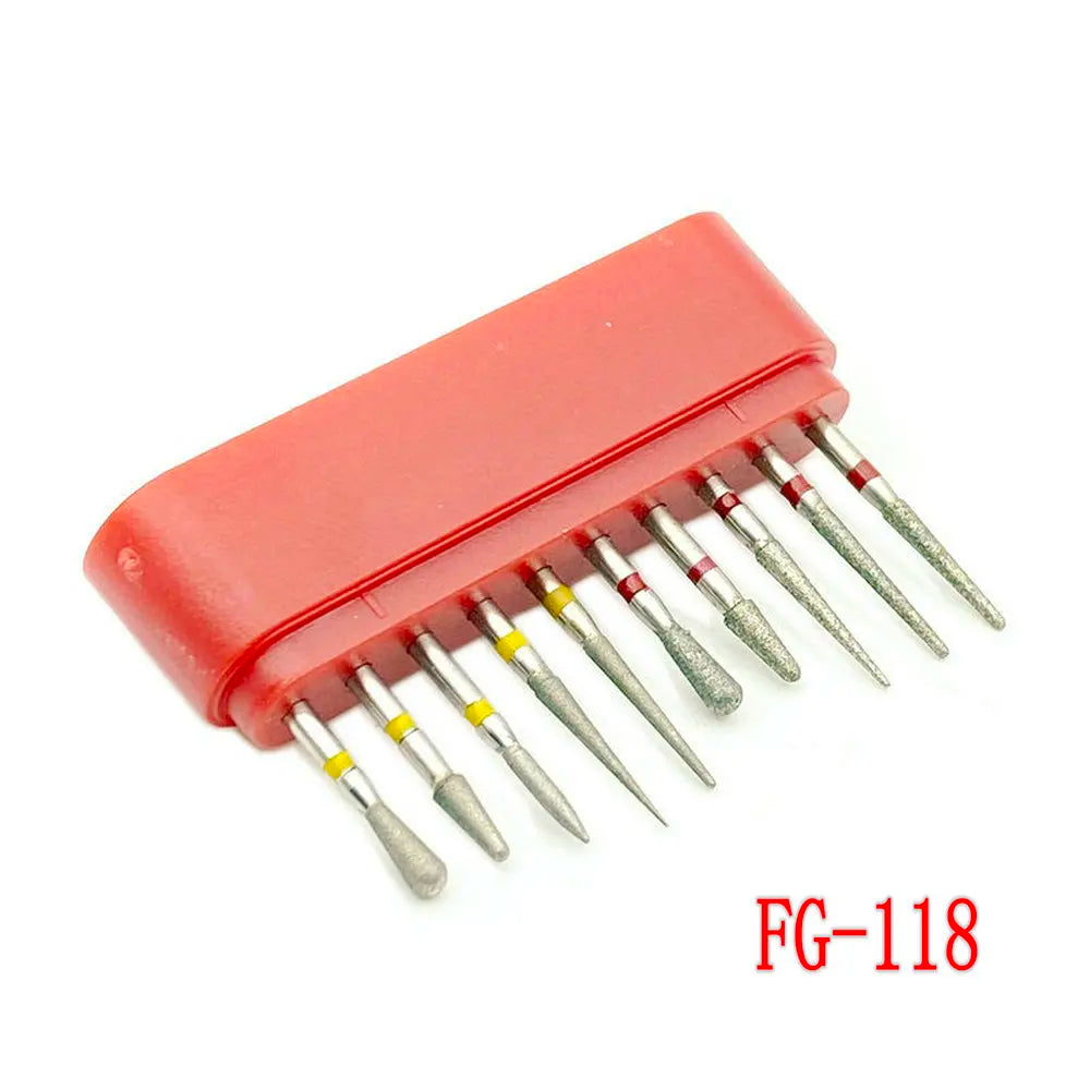1Set Dental Diamond Burs for Teeth Porcelain Ceramics Composite Polishing Lab Material