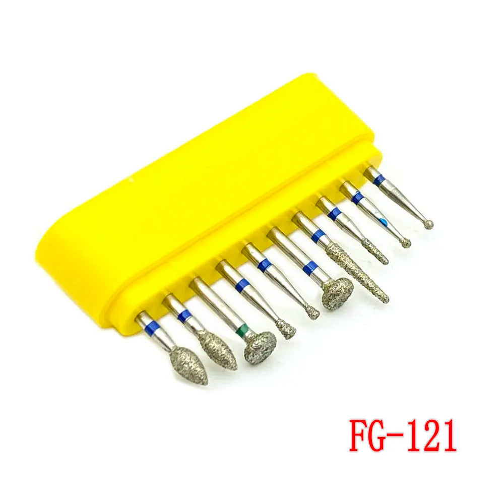 1Set Dental Diamond Burs for Teeth Porcelain Ceramics Composite Polishing Lab Material