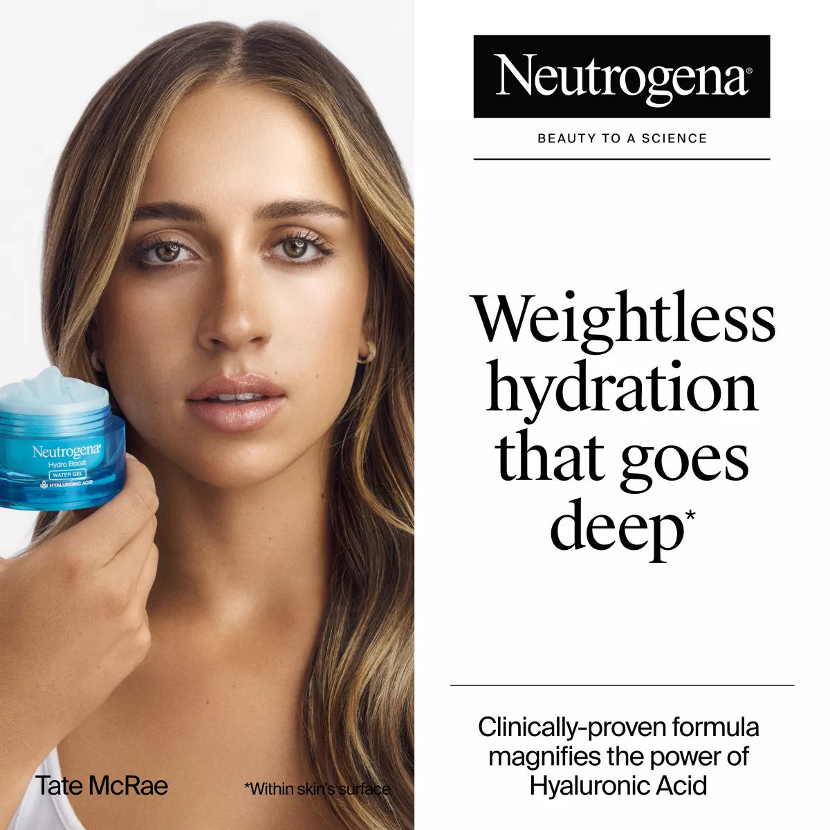 Neutrogena Hydro Boost Water Gel Face Moisturizer for Normal to Oily Skin - 1.7Oz: Contains Hyaluronic Acid, Paraben-Free, Aluminum-Free