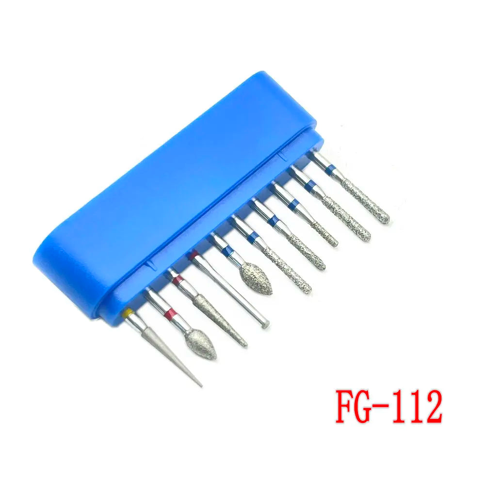 1Set Dental Diamond Burs for Teeth Porcelain Ceramics Composite Polishing Lab Material