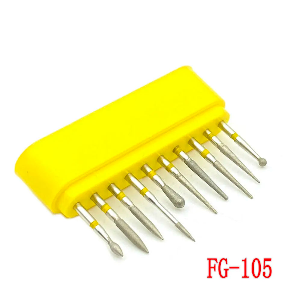 1Set Dental Diamond Burs for Teeth Porcelain Ceramics Composite Polishing Lab Material