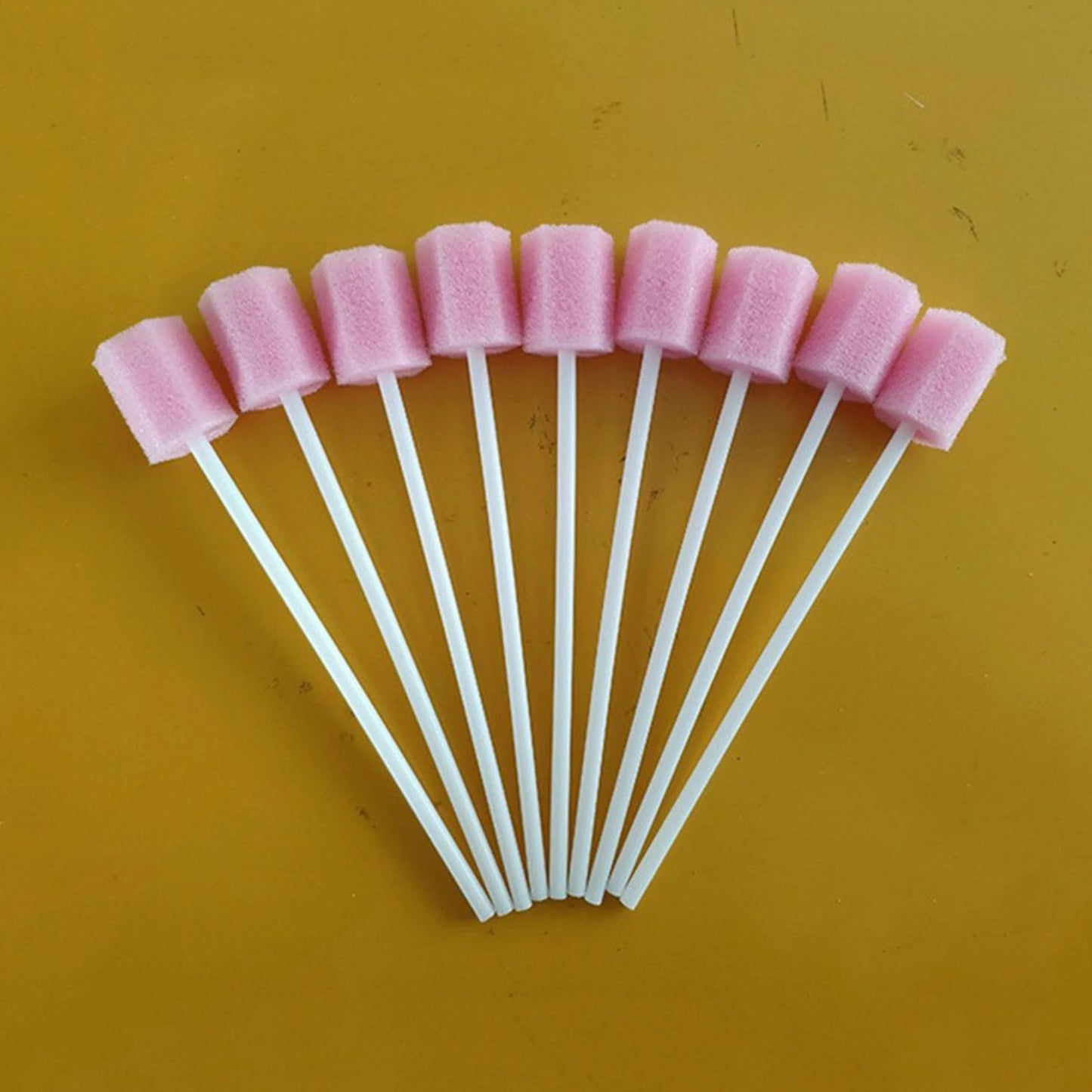 Oral Care Sticks Disposable Sponge 100 Pcs Mouth Sponges for Cleaning in Oral Clinics