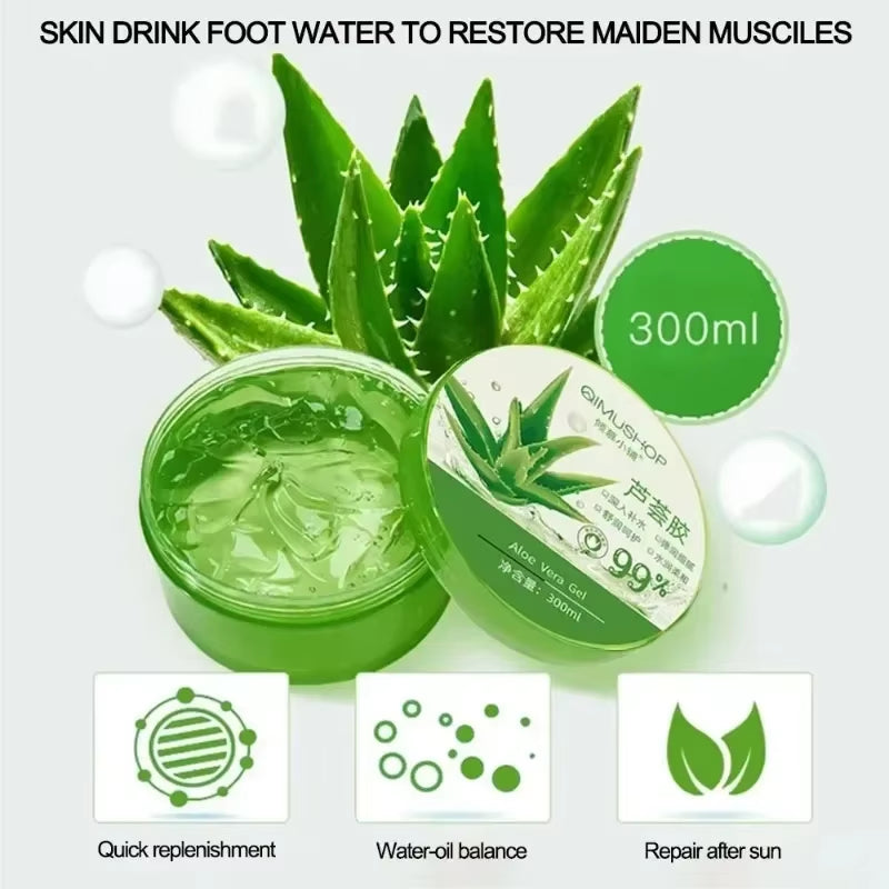 300Ml Aloe Vera Gel for Face Moisturizing Hydrating Aloe Vera Gel Face Products Face Care Skin Care Beauty Health