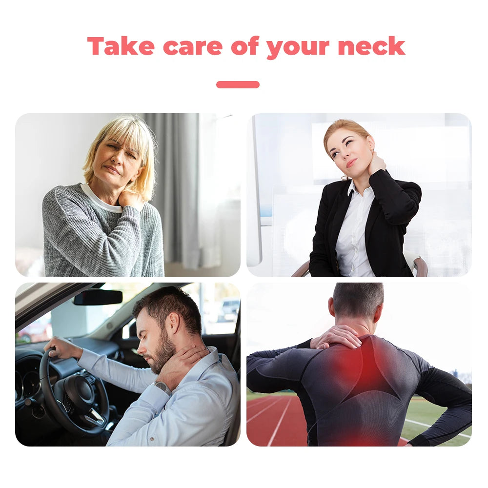 Tourmaline Self-Heating Neck Brace Magnets Therapy Support Belt Neck Protect Band Cervical Spine Warming Products Health Care