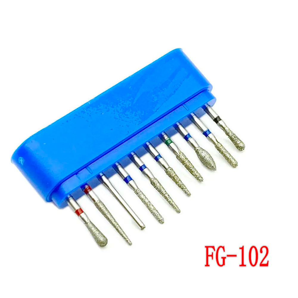 1Set Dental Diamond Burs for Teeth Porcelain Ceramics Composite Polishing Lab Material