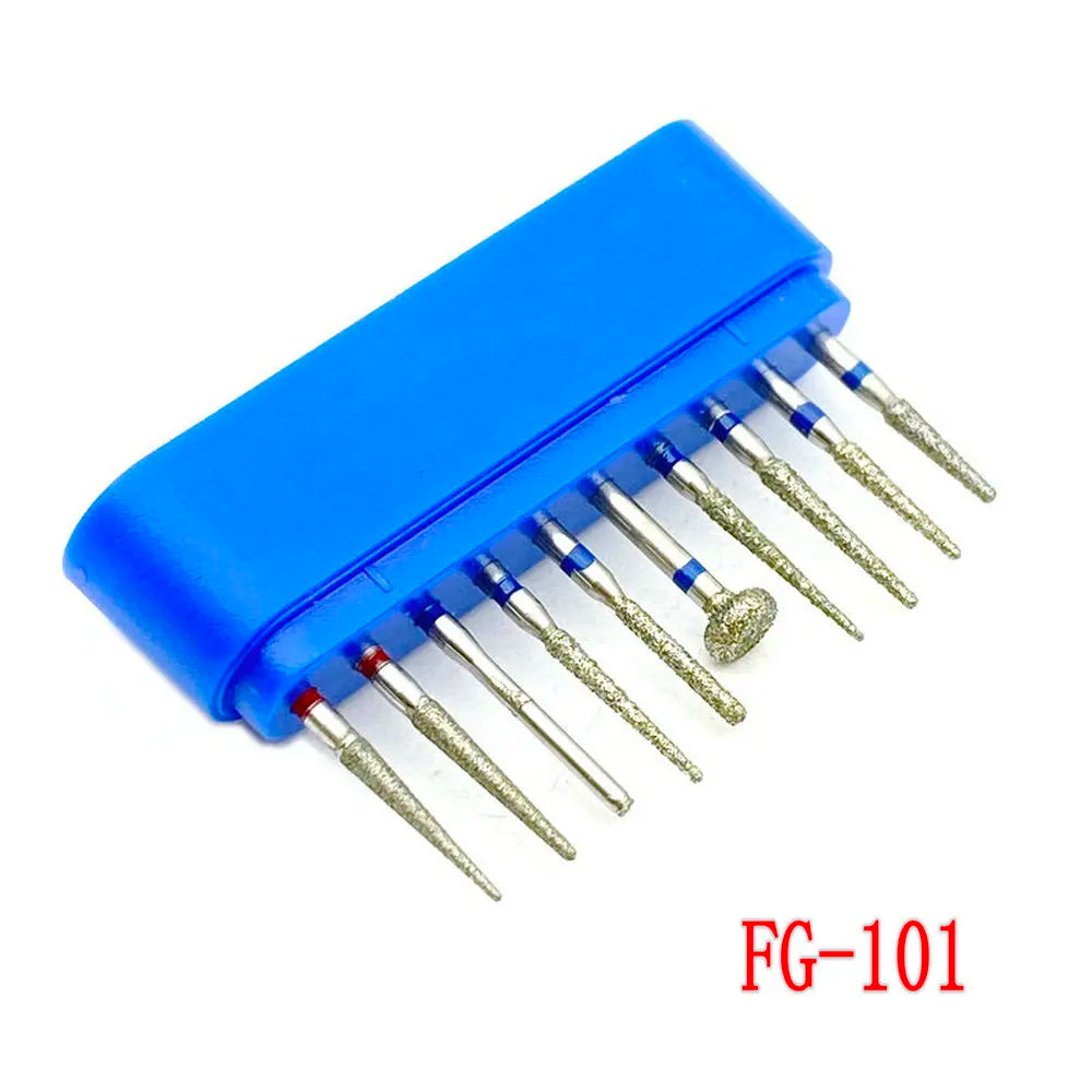 1Set Dental Diamond Burs for Teeth Porcelain Ceramics Composite Polishing Lab Material