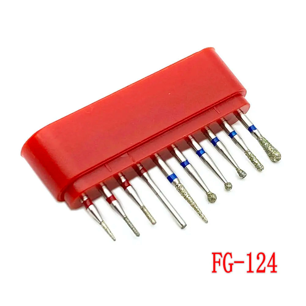 1Set Dental Diamond Burs for Teeth Porcelain Ceramics Composite Polishing Lab Material