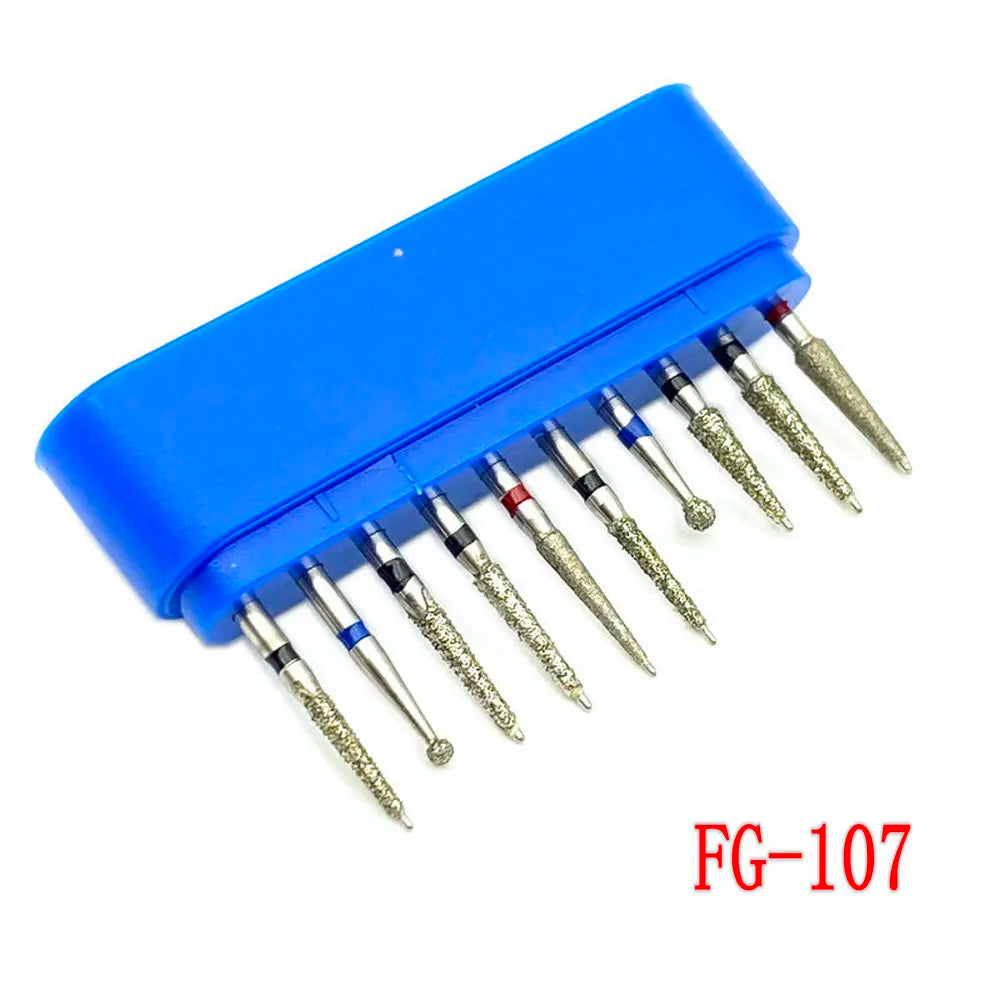 1Set Dental Diamond Burs for Teeth Porcelain Ceramics Composite Polishing Lab Material
