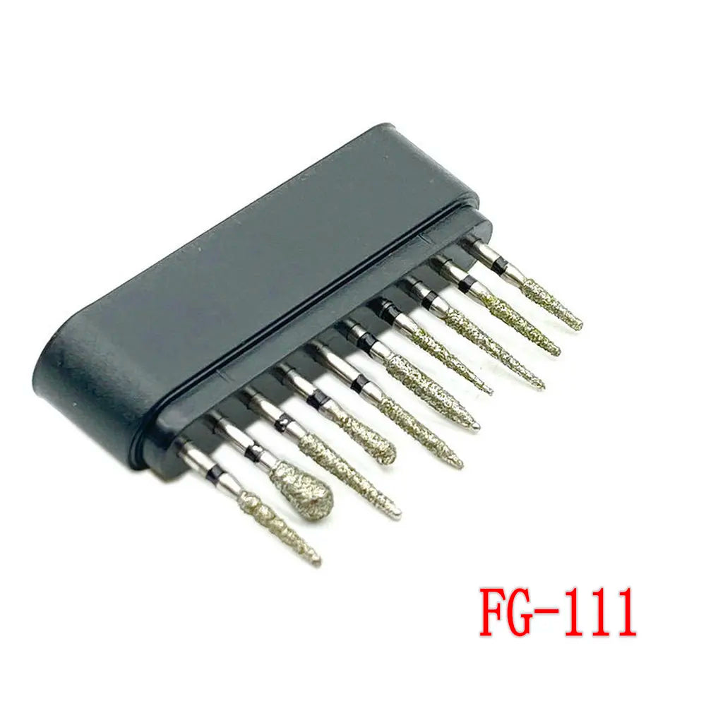 1Set Dental Diamond Burs for Teeth Porcelain Ceramics Composite Polishing Lab Material