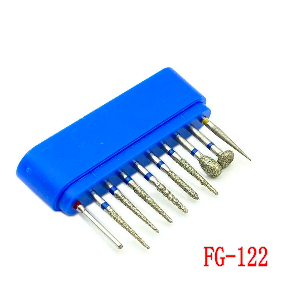 1Set Dental Diamond Burs for Teeth Porcelain Ceramics Composite Polishing Lab Material