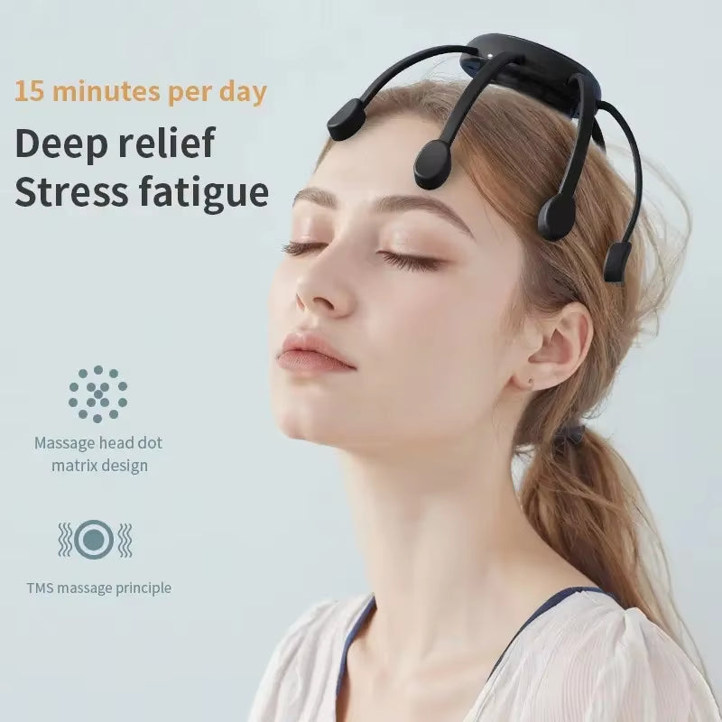 Multifunctional Electric Head Massager, Multi-Dimensional Meridian Unblocking, Headache Meridian Massage Claws