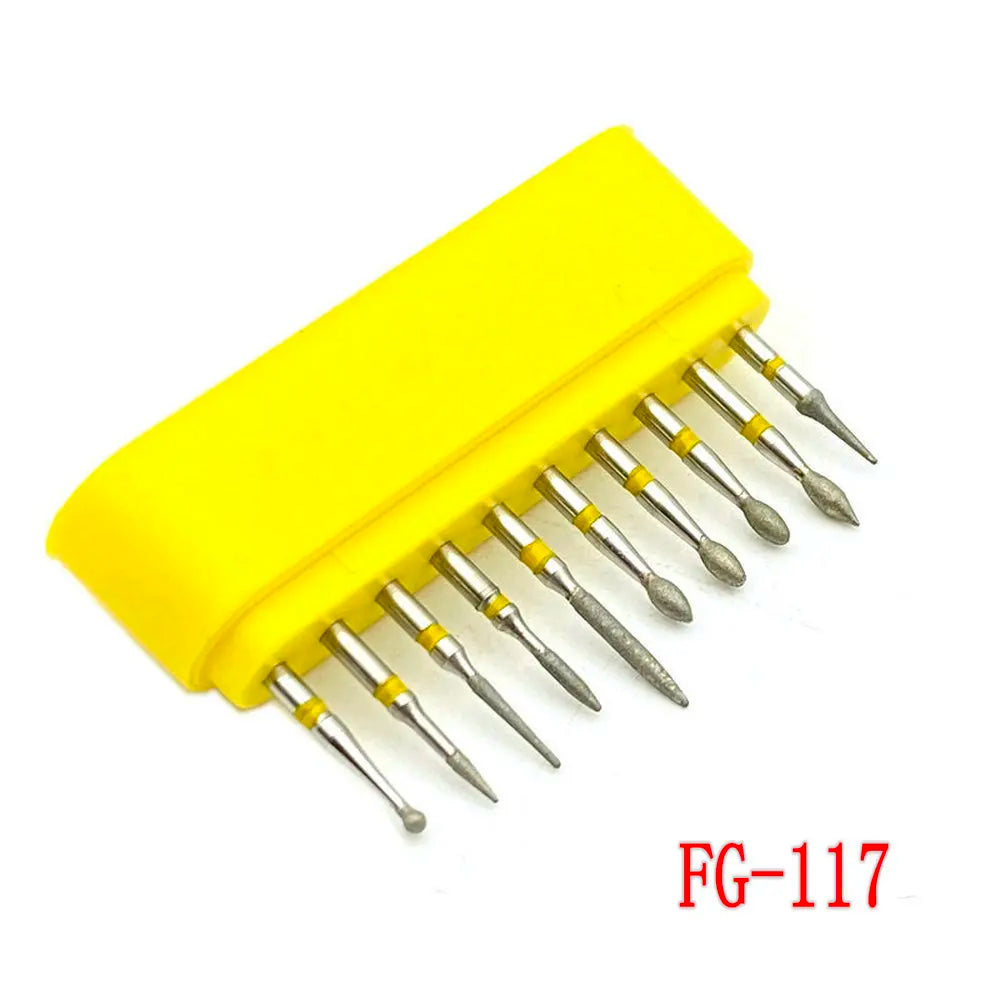1Set Dental Diamond Burs for Teeth Porcelain Ceramics Composite Polishing Lab Material