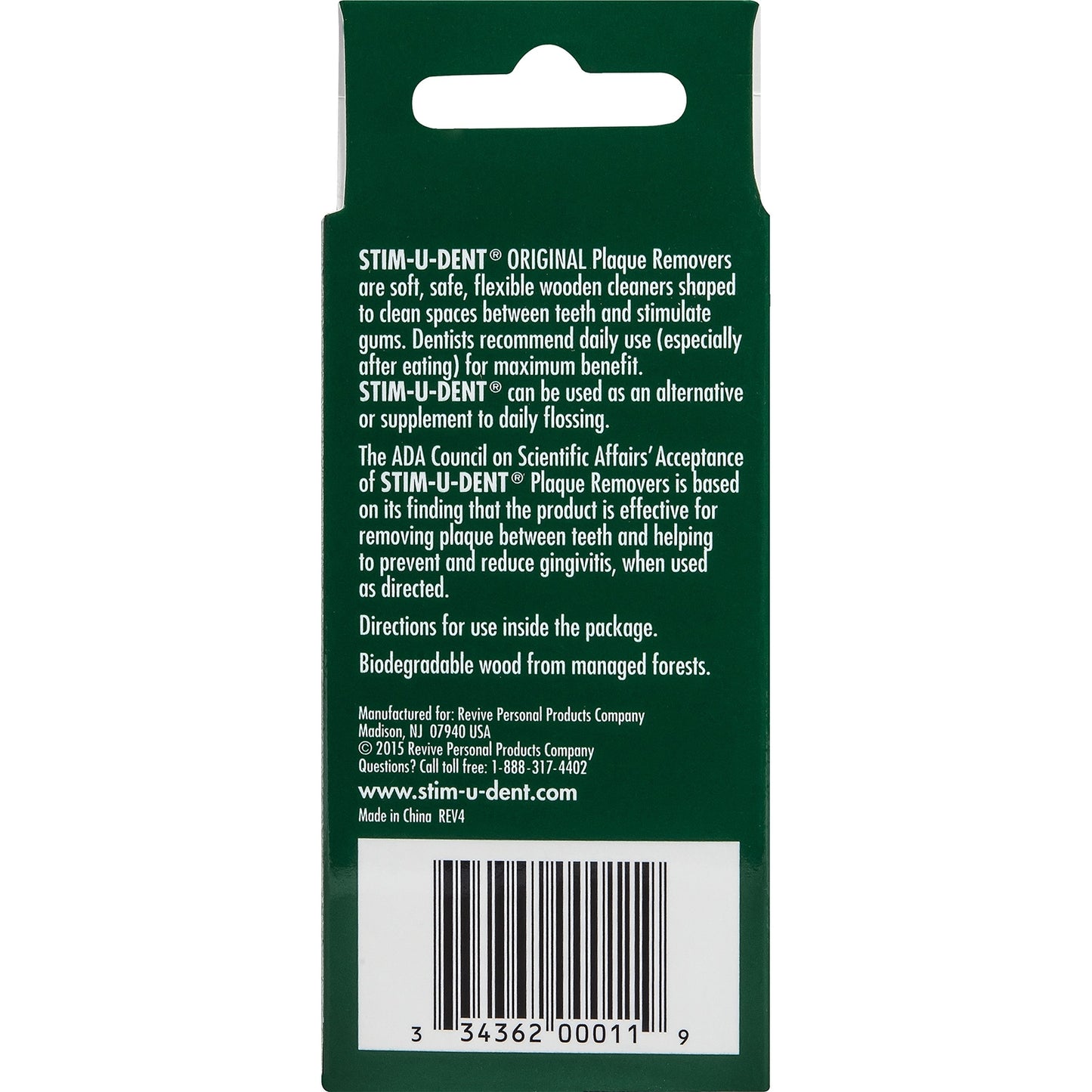 200 Count Stim U Dent Plaque Removers Natural Oral Health Dental Care Picks